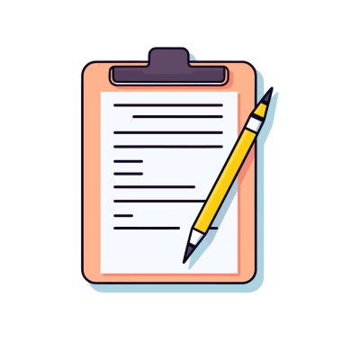 Üzerinde kalem olan bir pano.