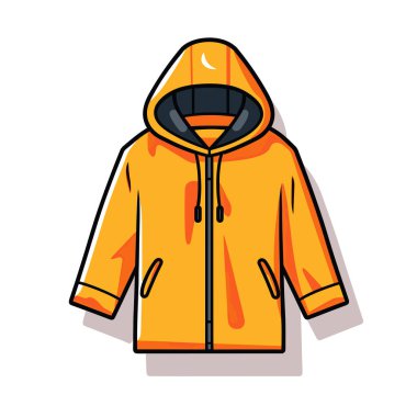 Üzerinde başlık olan sarı bir ceket.