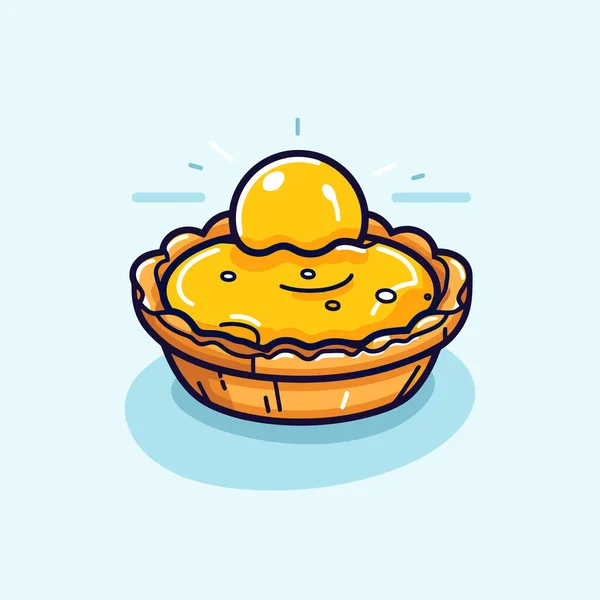 Μια Πίτα Χαμογελαστή Φατσούλα — Διανυσματικό Αρχείο