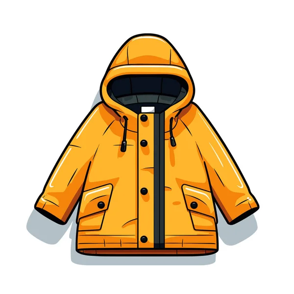 Yellow Jacket Hood — Stock Vector