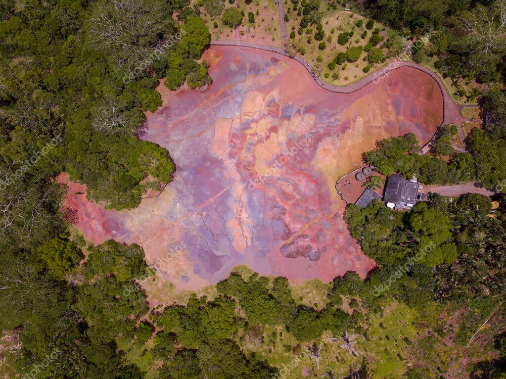 Chamarel Seven Colored Earth Geopark en el distrito Riviere noire