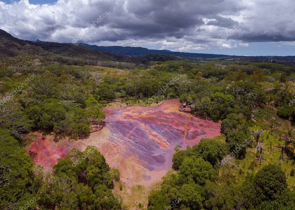 Chamarel Seven Colored Earth Geopark en el distrito Riviere noire