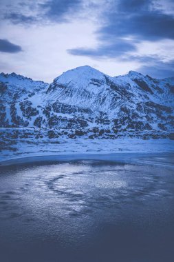 Snow in Kampenwand, Aschau im Chiemgau, Germany clipart