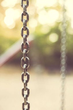 Forchheim, Almanya 'da bir salıncak zincirinin kapanışı