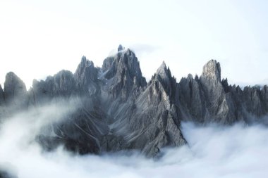 Sisli Tre Cime di Lavaredo 'da yürüyüş.