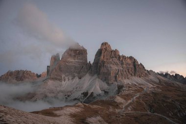 Günbatımında Dolomitler, İtalya