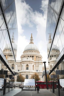 Londra 'nın merkezindeki St. Paul Katedrali, Birleşik Krallık
