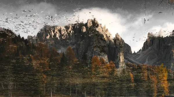 Sabah erken saatlerde Dolomitlerin Zirvesi