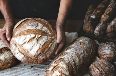 Ekmek somunları gıda fotoğraf tarifi fikirler