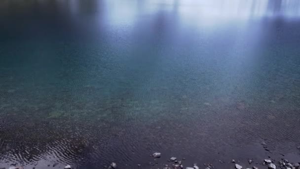 Czarny Staw Pod Lago Rysamy Black Pond Perto Morskie Oko — Vídeo de Stock