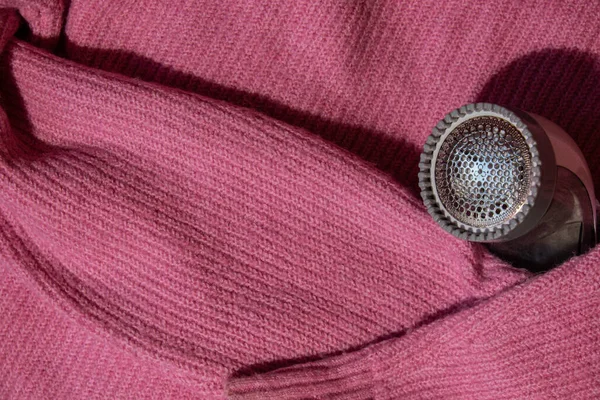 Yastık Önleyici Jilet Tıraş Giysileri Için Bir Cihaz Yumuşak Kumaş — Stok fotoğraf