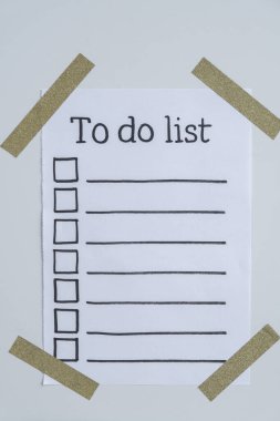 Yapılacaklar Listesi için motivasyon kağıdı. Hedef belirleme konsepti. Kendini geliştirme stratejisi. İlham verici planlama daha sağlıklı bir hayat. Görsel motivasyon 