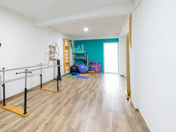 Handrails in physical rehabilitation clinic in Mexico