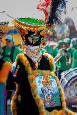 Meksika, Meksika Eyaleti 29-01-2023: Geleneksel Chinelos dansı, Meksika gelenekleri.