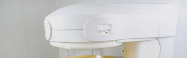 Manyetik rezonans görüntüleme taraması ya da hastanede çalışmaya hazır MRI cihazı. Yüksek kalite fotoğraf