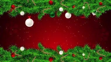 Noel arkaplanı 4k döngüsü 