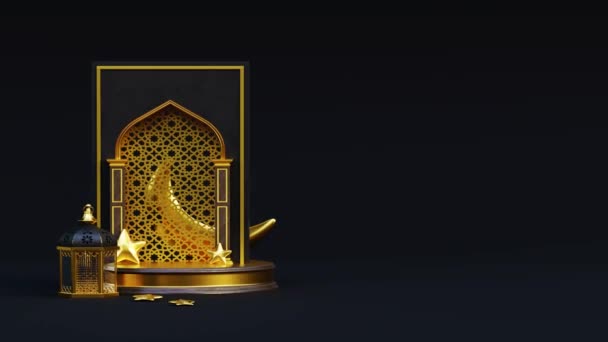 Ramadan Kareem问候4K — 图库视频影像