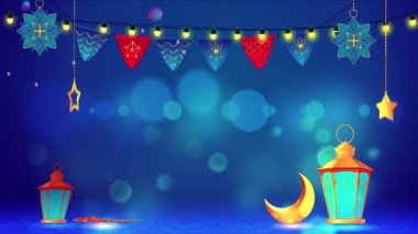 Mübarek bayram kutlamaları arka plan 4k 