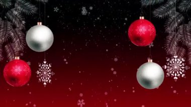 Yılbaşı ağacı süslemesi 4k 