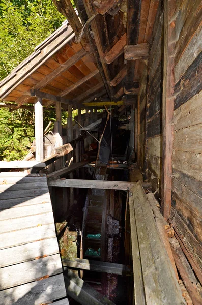 Αυστρία Τροχός Του Λεγόμενου Strutz Mill Ενός Παλιού Νερόμυλου Στη — Φωτογραφία Αρχείου