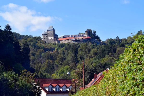 Áustria Castelo Deutschlandsberg Situado Oeste Estíria Imagem De Stock