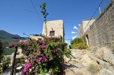 Greece, Crete, old Nikithianos Windmills
