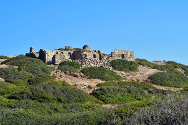 Yunanistan, Girit 'in kuzeydoğusunda antik Itanos kalıntıları yer alıyor