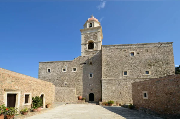 Grecia Monasterio Toplou Situado Noreste Creta — Foto de Stock