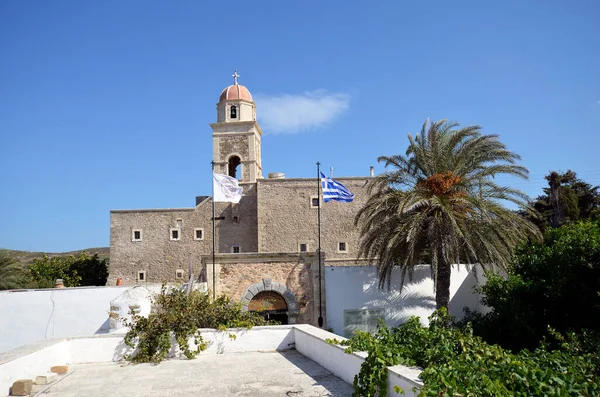 Grèce Monastère Toplou Situé Dans Nord Est Crète — Photo