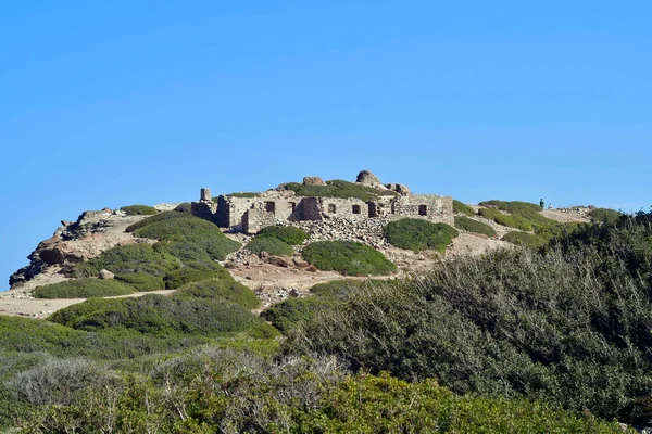 Grèce Ruines Ancien Itanos Situé Dans Nord Est Crète — Photo