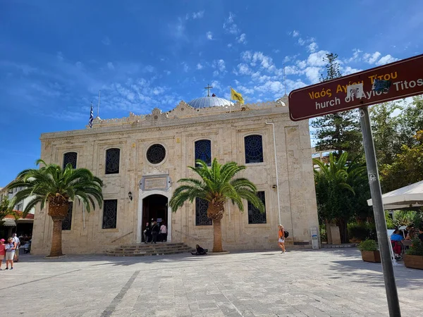 Iraq Klio Greece October 2022 Capital Crete Island Church Agios — 图库照片
