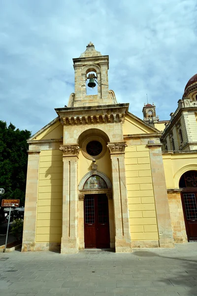 Iraklio Řecko Hlavní Město Ostrova Kréta Kostel Agios Minas — Stock fotografie