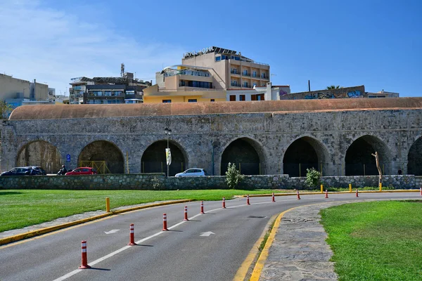 Іракліо Греція Жовтня 2022 Столиця Острова Крит Вигляд Міста Старими — стокове фото