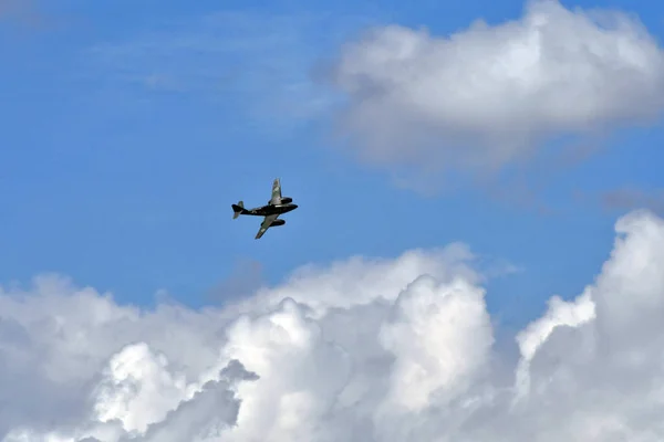 2022年9月3日 オーストリア ゼルトヴェーク 第二次世界大戦中のドイツ空軍初の作戦ジェット戦闘機である歴史的メッサーシュミットMe 262 空軍22 と命名されたスタイリアの公開航空ショー — ストック写真