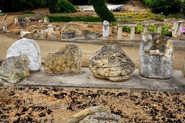 그리스 할키디키 제우스의 해안에 Kallithea의 고고학 사이트 — 스톡 사진