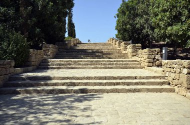Paphos, Kıbrıs - UNESCO 'nun dünya mirası sahası Kato Paphos Arkeoloji Parkına girdi 