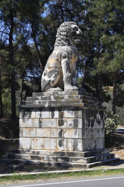 Yunanistan, Amphipoli aslanı, Amiral Laemedon için yapılan 4. yüzyıldan kalma dev bir cenaze anıtıdır.