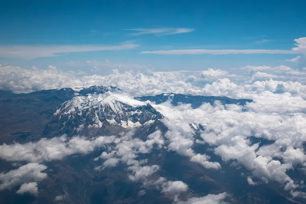 Widok Góry Andyjskie Paz City Boliwia — Zdjęcie stockowe