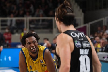 Doron Lamb - Givova Scafati İtalya Basketbol Şampiyonası sırasında Dolomiti Energia Trentino 'ya karşı Givova Scafati Trento, İtalya' daki BLM Group Arena 'da, 30 Ekim 2022 - Fotoğraf: Roberto Tommasin