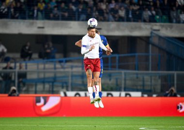 İtalyan futbolu Serie A maçında Romen Lorenzo Pellegrini 'nin lideri Hellas Verona FC ile AS Roma maçı Verona, İtalya' daki Marcantonio Bentegodi stadyumunda, 31 Ekim 2022 - Fotoğraf: Ettore Griffon