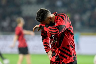 AC Milan 'dan Olivier Giroud, 30 Ekim 2022' de Torino FC ile AC Milan arasında oynanan Stadio Olimpico Grande Torino maçında tepki gösterdi: Phs Agency / PHS / LiveMedi