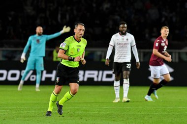 Hakem Rosario Abisso, Torino FC ile AC Milan arasında 30 Ekim 2022 'de Torino, İtalya' da oynanan Stadyumu Olimpico Grande Torino karşılaşmasında görev aldı - Fotoğraf: Phs Agency / PHS / LiveMedi