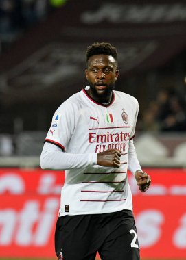 AC Milan 'dan Divock Origi, Torino FC ile AC Milan arasında 30 Ekim 2022' de Torino Olimpico Grande Torino 'da oynanan 2022 / 23 karşılaşmasında,