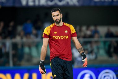 Roma 'nın Rui Pedro dos Santos Patricio portresi İtalyan futbolu Serie A maçında Hellas Verona FC - AS Roma maçında, İtalya' nın Verona kentindeki Marcantonio Bentegodi stadyumunda, 31 Ekim 2022 - Fotoğraf: Ettore Griffon