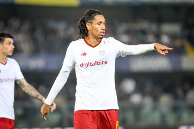 Roma 'nın Chris Smalling portresi İtalyan futbolu Serie A maçında Hellas Verona FC - AS Roma maçında Verona, İtalya' daki Marcantonio Bentegodi stadyumunda, 31 Ekim 2022 - Fotoğraf: Ettore Griffon