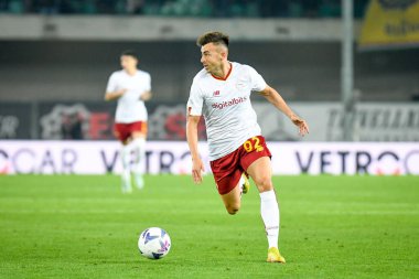 Roma 'nın Stephan El Shaarawy portresi İtalyan futbolu Serie A karşılaşmasında Hellas Verona FC ile AS Roma arasında İtalya' nın Verona kentindeki Marcantonio Bentegodi stadyumunda 31 Ekim 2022 - Fotoğraf: Ettore Griffon