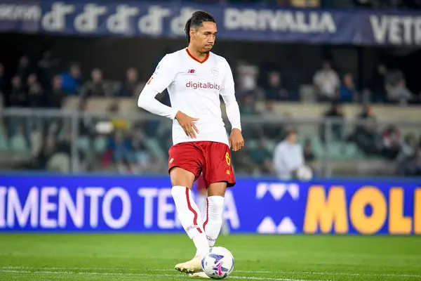 Roma 'nın Chris Smalling portresi İtalyan futbolu Serie A maçında Hellas Verona FC - AS Roma maçında Verona, İtalya' daki Marcantonio Bentegodi stadyumunda, 31 Ekim 2022 - Fotoğraf: Ettore Griffon