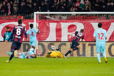 Lewis Ferguson (Bologna FC) İtalya 'nın Monza şehrindeki U-Power Stadyumu' nda oynanan AC Monza-Bologna FC maçında gol attı.