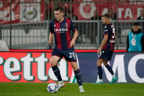 stock image Michel Aebischer (Bologna FC)  during  italian soccer Serie A match AC Monza vs Bologna FC at the U-Power Stadium in Monza, Italy, October 31, 2022 - Credit: Luca Rossin