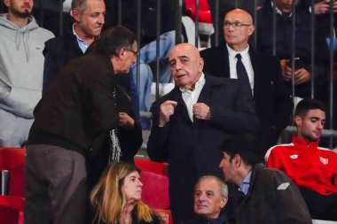 Adriano Galliani (AC Monza) İtalya 'nın Monza şehrindeki U-Power Stadyumu' nda oynanan AC Monza-Bologna FC maçında, 31 Ekim 2022 - Fotoğraf: Luca Rossin